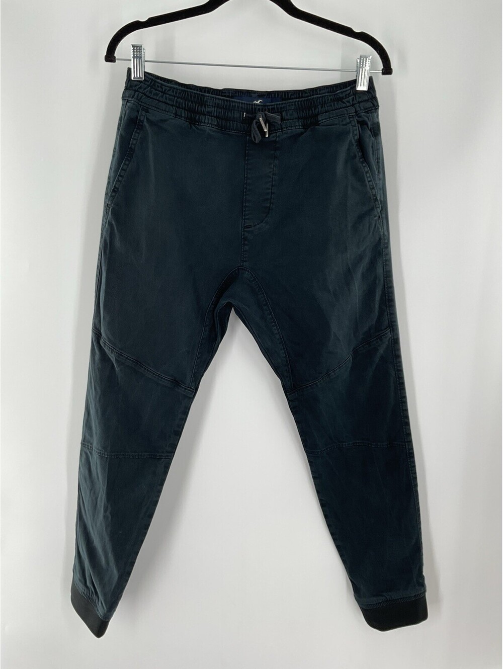 Hollister California Women’s Size Small Black Elastic Waist Tapered Pants 111